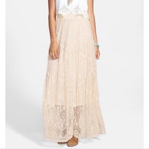 Blu Pepper || Antique Lace Maxi Dress